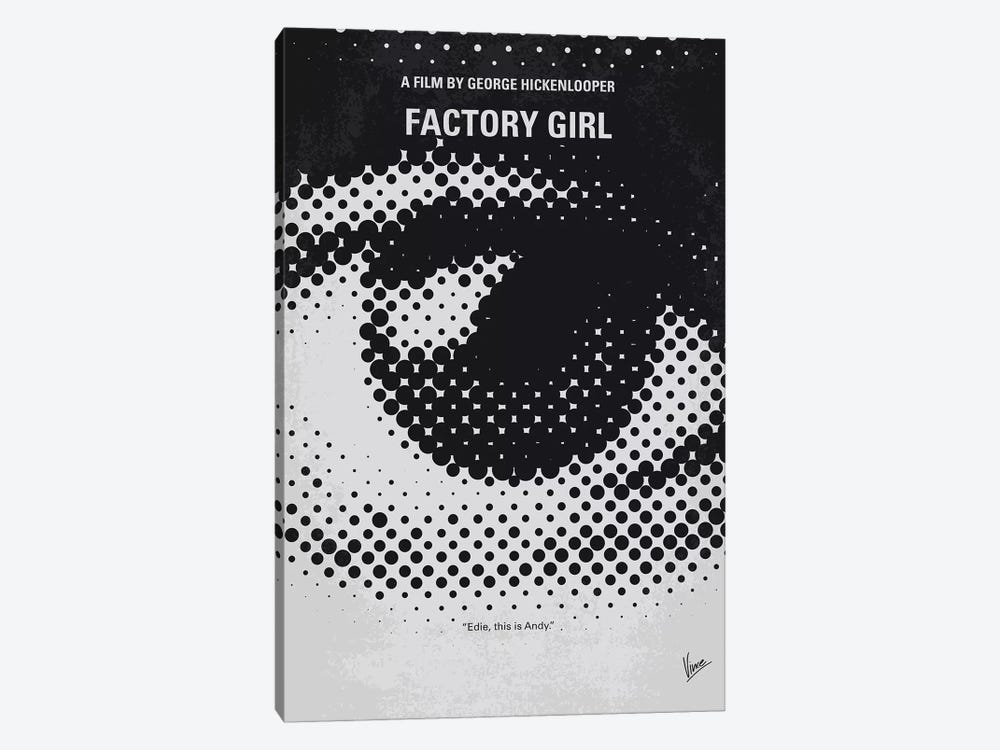 My Factory Girl Minimal Movie Poster by Chungkong 1-piece Art Print