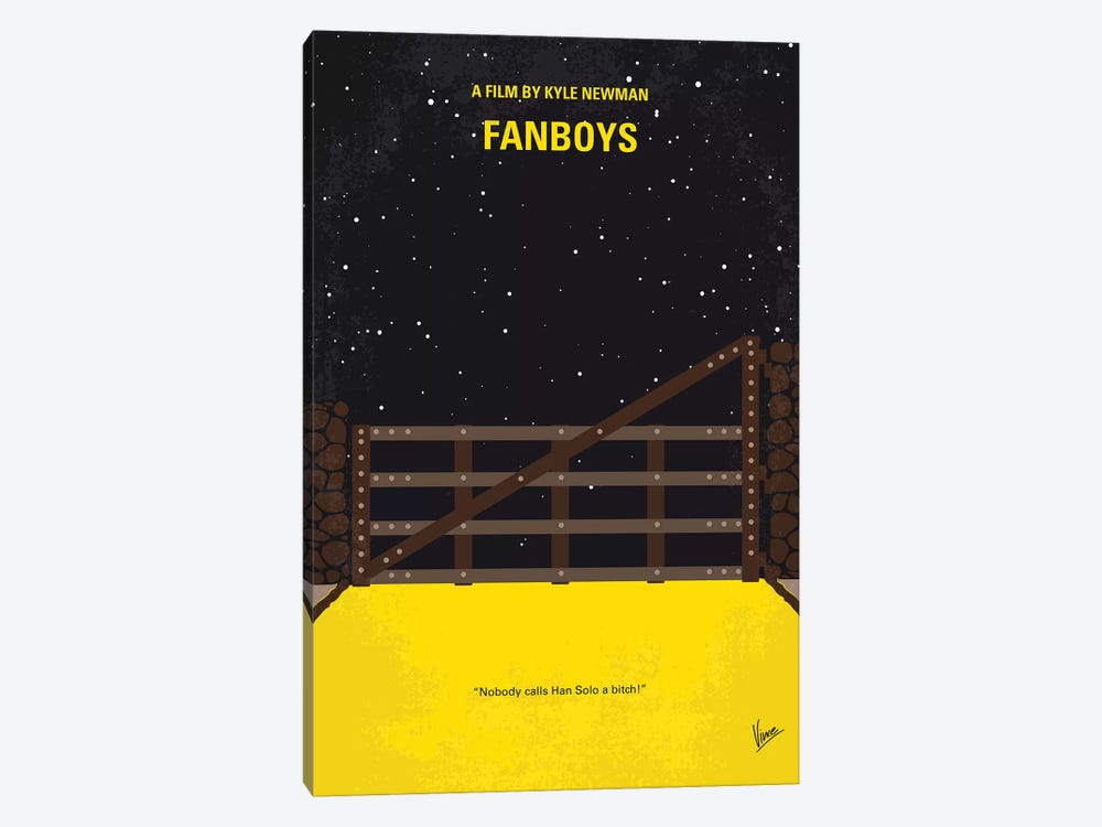 My Fanboys Minimal Movie Poster by Chungkong 1-piece Canvas Print