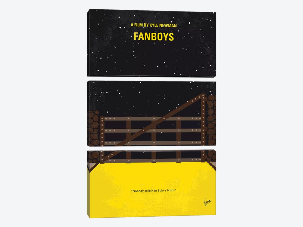 My Fanboys Minimal Movie Poster by Chungkong 3-piece Art Print