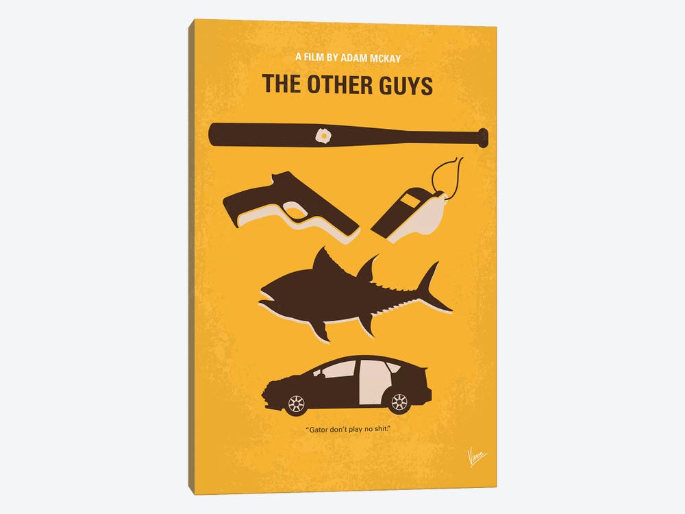 My The Other Guys Minimal Movie Poster by Chungkong 1-piece Canvas Art Print