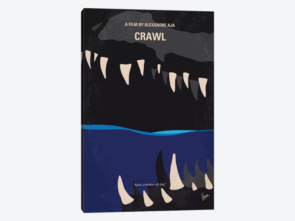 My Crawl Minimal Movie Poster by Chungkong 1-piece Canvas Artwork