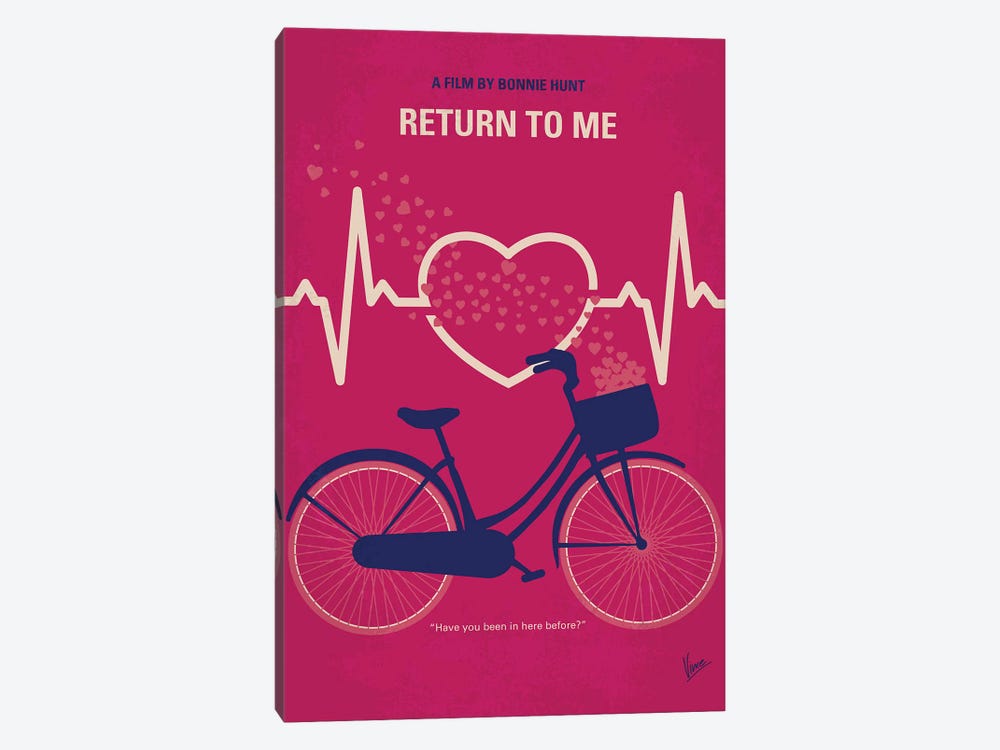Return To Me Minimal Movie Poster by Chungkong 1-piece Art Print