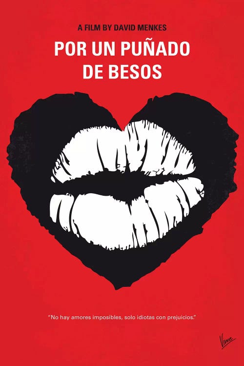 Por Un Punado De Besos Minimal Movie Poster