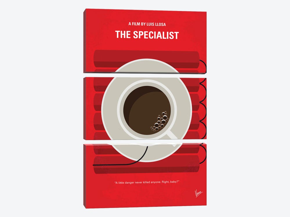 My The Specialist Minimal Movie Poster by Chungkong 3-piece Canvas Wall Art