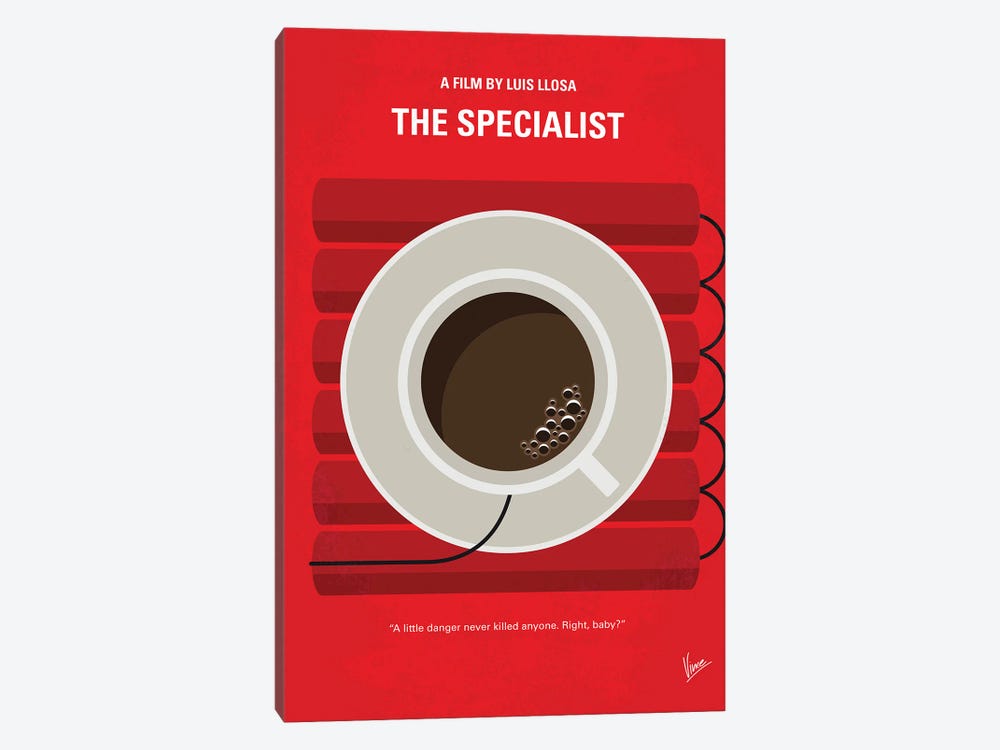 My The Specialist Minimal Movie Poster by Chungkong 1-piece Canvas Artwork