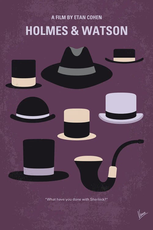 My Holmes And Watson Minimal Movie Poster