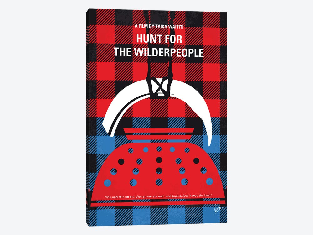 My Hunt For The Wilderpeople Minimal Movie Poster by Chungkong 1-piece Canvas Art