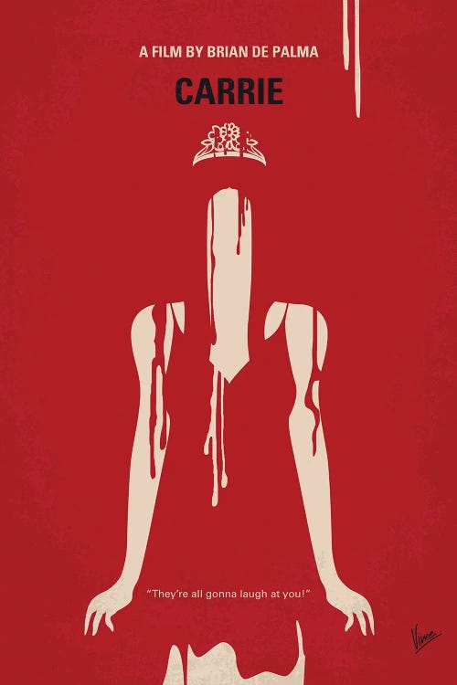 My Carrie Minimal Movie Poster