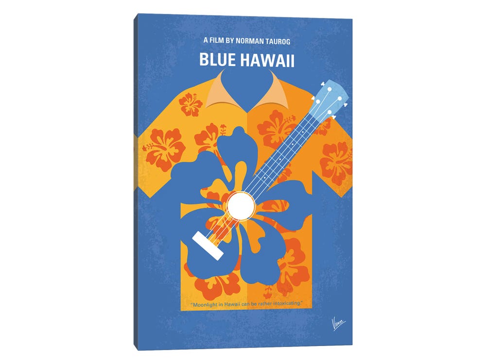 blue hawaii poster