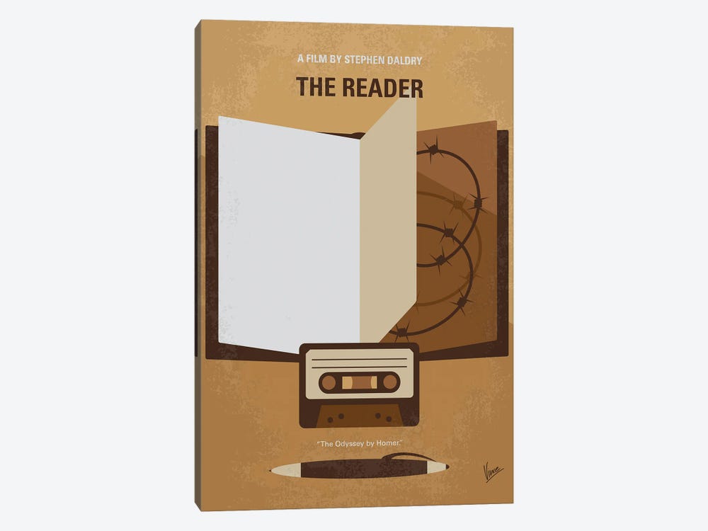 My The Reader Minimal Movie Poster by Chungkong 1-piece Canvas Art