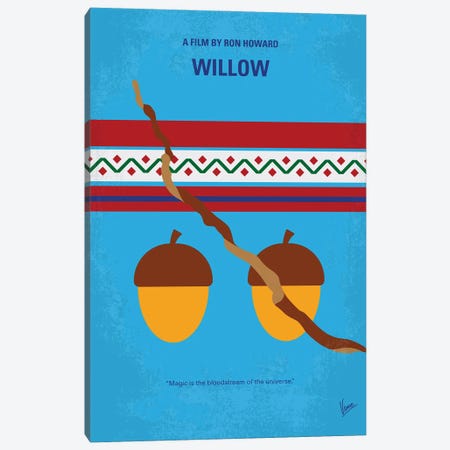 My Willow Minimal Movie Poster Canvas Print #CKG1397} by Chungkong Canvas Print