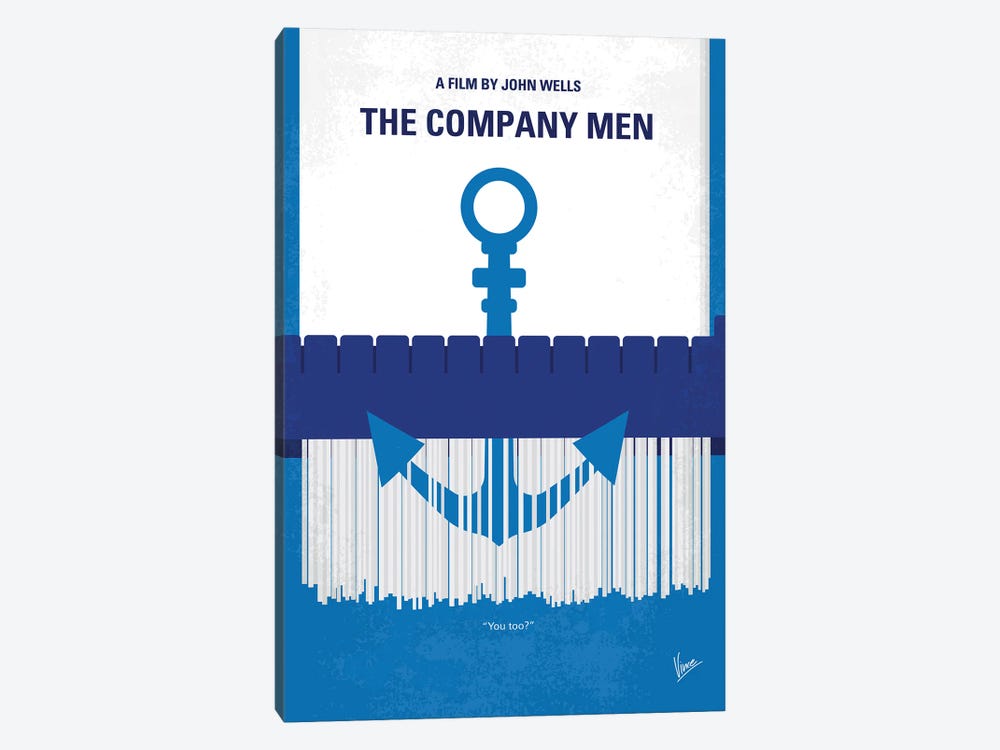 My The Company Men Minimal Movie Poster by Chungkong 1-piece Canvas Art