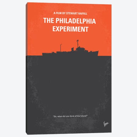 The Philadelphia Experiment Minimal Movie Poster Canvas Print #CKG139} by Chungkong Art Print