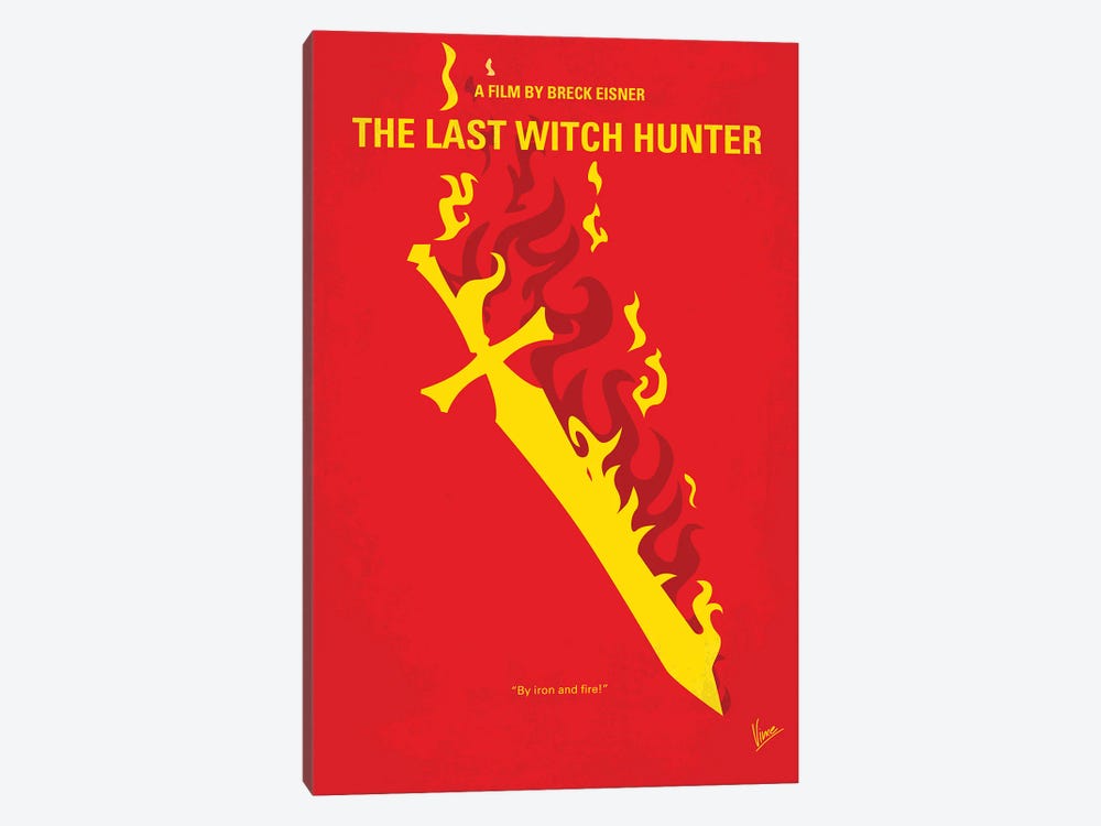 My The Last Witch Hunter Minimal Movie Poster by Chungkong 1-piece Canvas Print