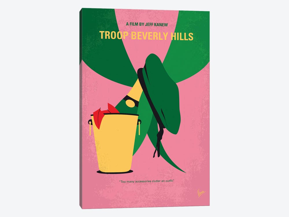My Troop Beverly Hills Minimal Movie Poster by Chungkong 1-piece Art Print