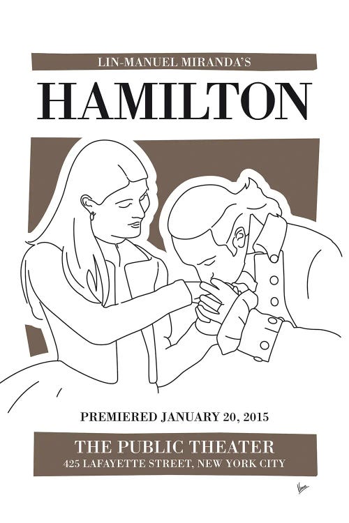 My Hamilton Musical Poster