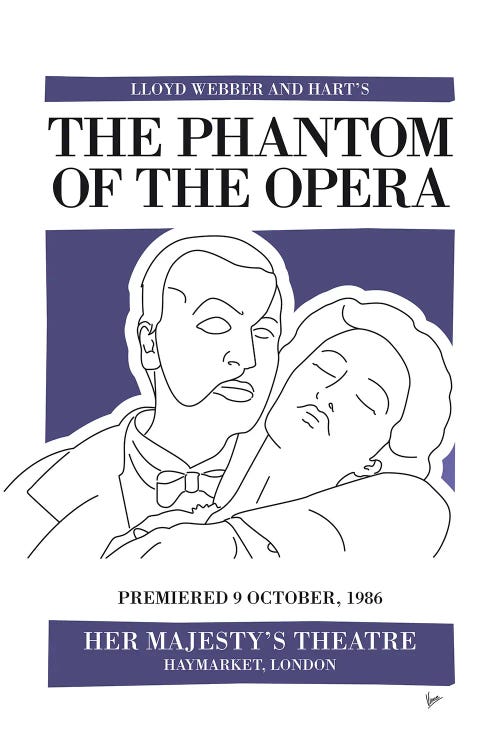 My The Phantom Of The Opera Musical Poster