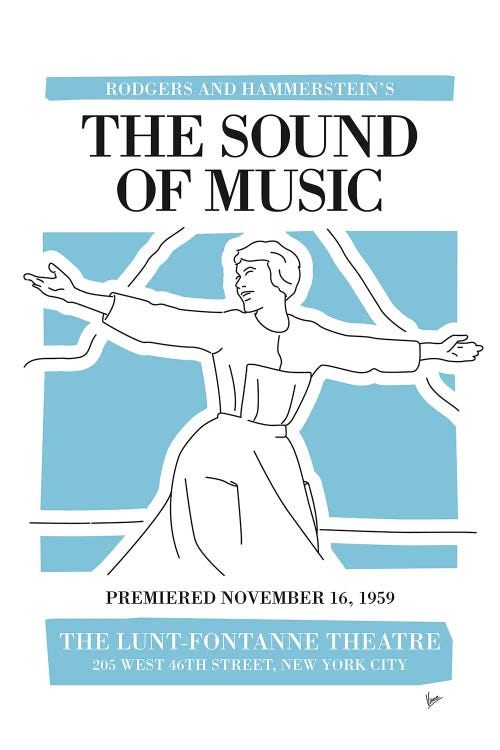 My The Sound Of Music Musical Poster