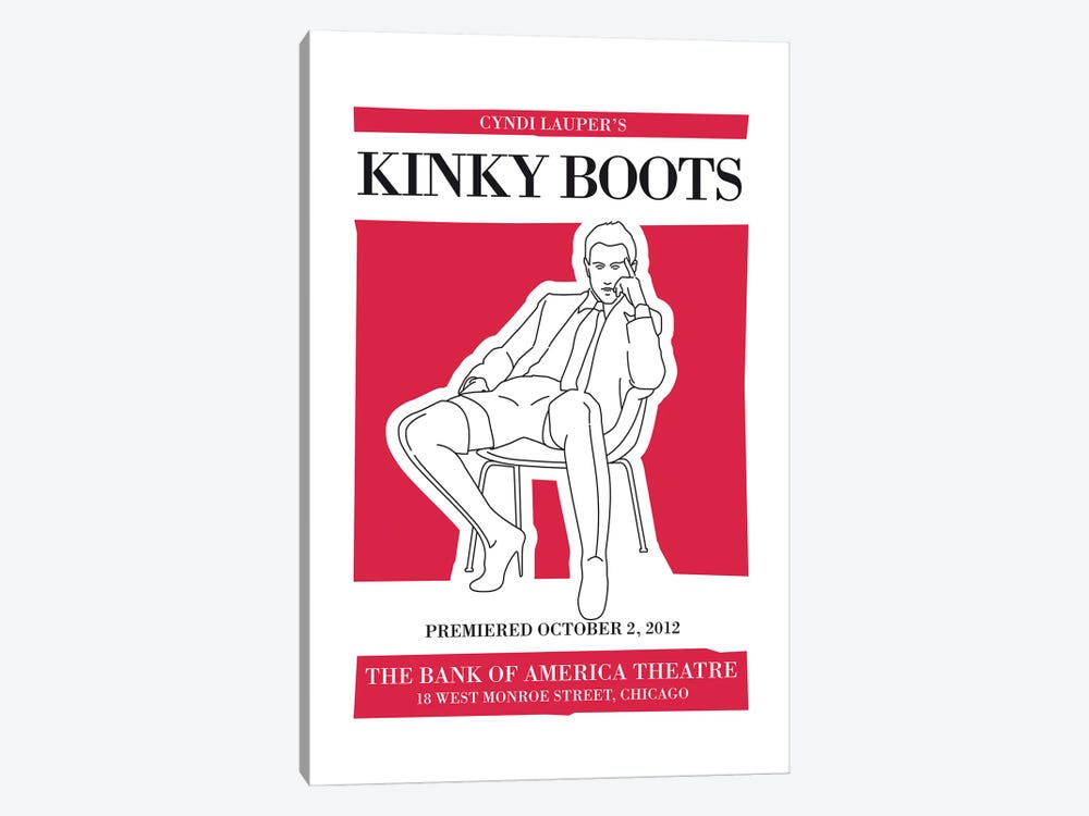 My Kinky Boots Musical Poster by Chungkong 1-piece Canvas Artwork