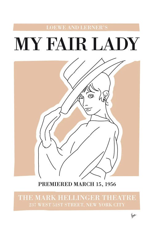 My My Fair Lady Musical Poster