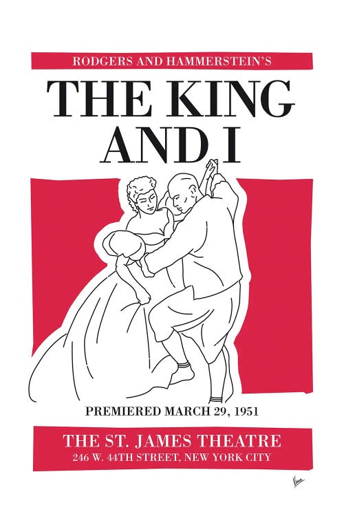 My The King And I Musical Poster