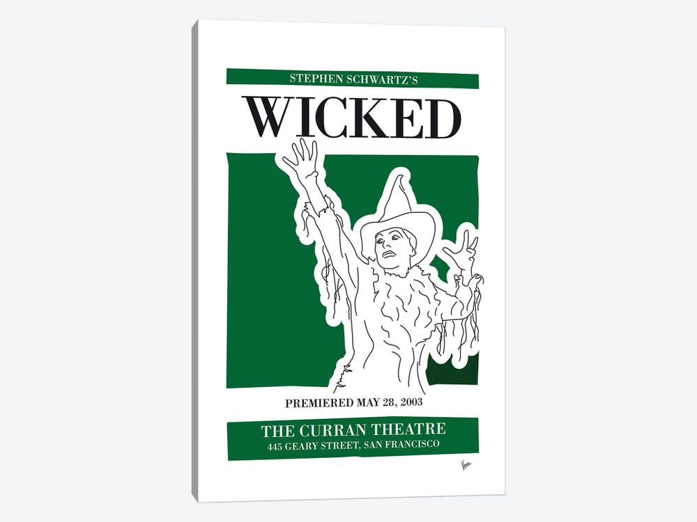 My Wicked Musical Poster by Chungkong 1-piece Canvas Art