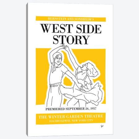 My West Side Story Musical Poster Canvas Print #CKG1425} by Chungkong Canvas Print