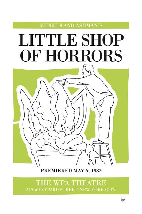 My Little Shop Of Horrors Musical Poster