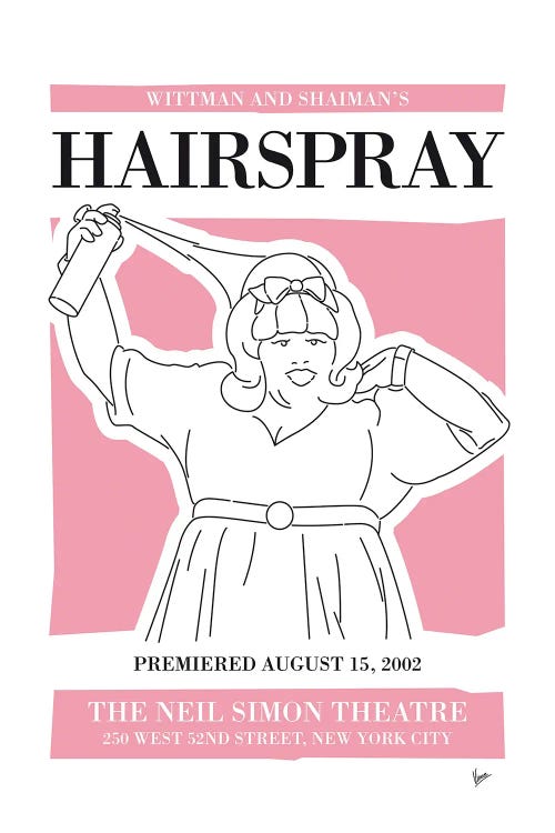 My Hairspray Musical Poster