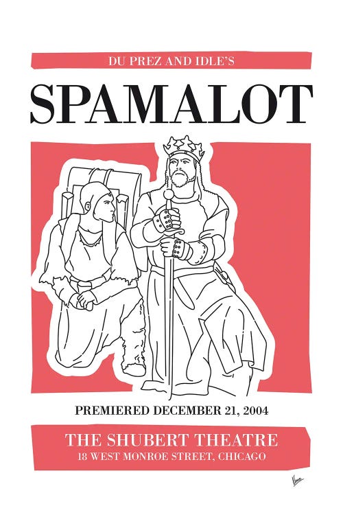 My Spamalot Musical Poster