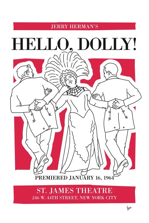 My Hello Dolly Musical Poster