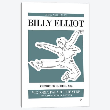 My Billy Elliot Musical Poster Canvas Print #CKG1437} by Chungkong Canvas Artwork