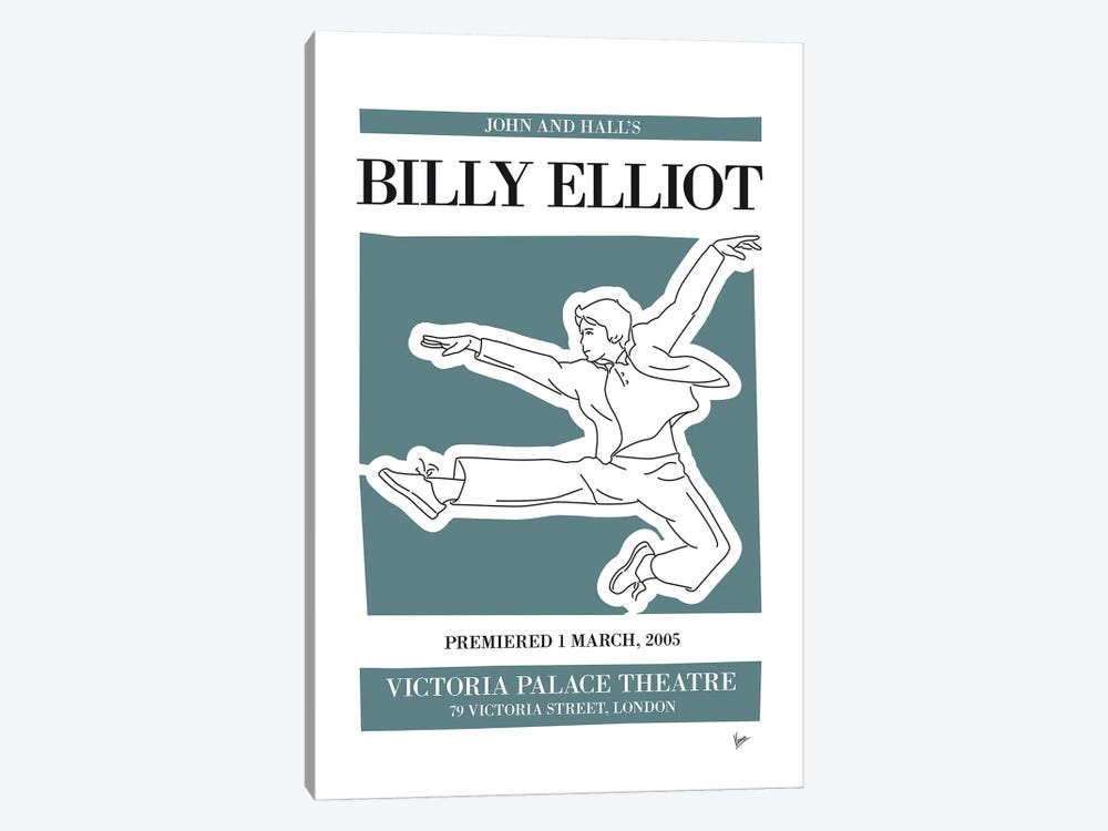 My Billy Elliot Musical Poster by Chungkong 1-piece Canvas Art