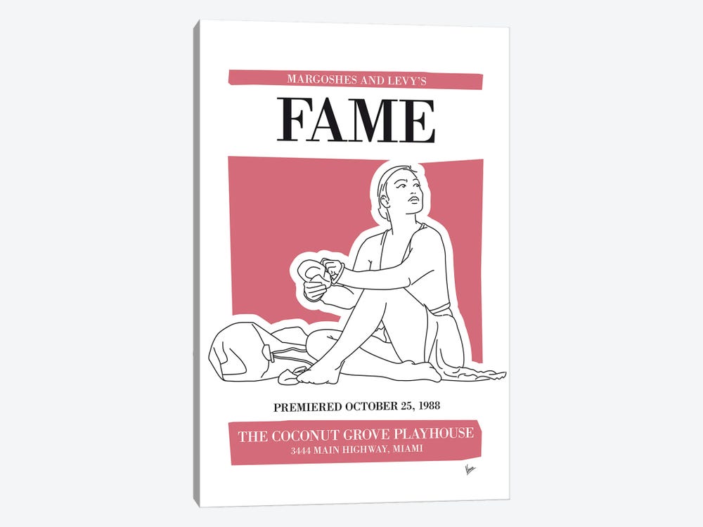 My Fame Musical Poster by Chungkong 1-piece Art Print