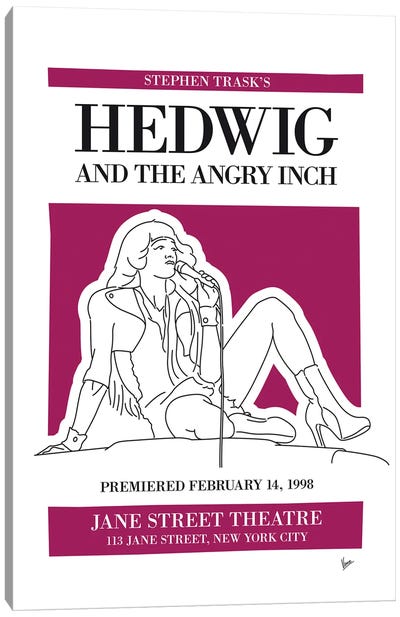 My Hedwig And The Angry Inch Musical Poster Canvas Art Print - Broadway & Musicals