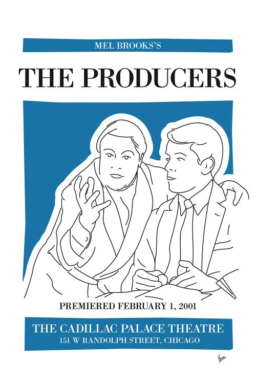 My The Producers Musical Poster