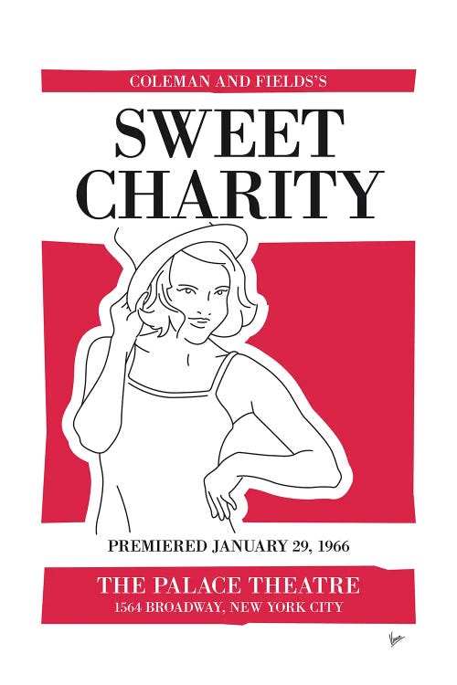 My Sweet Charity Musical Poster