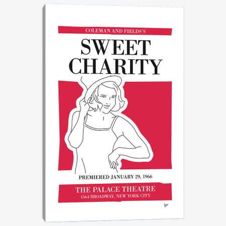 My Sweet Charity Musical Poster Canvas Print #CKG1445} by Chungkong Canvas Art Print