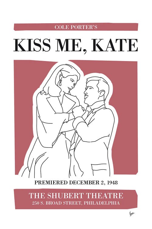 My Kiss Me Kate Musical Poster