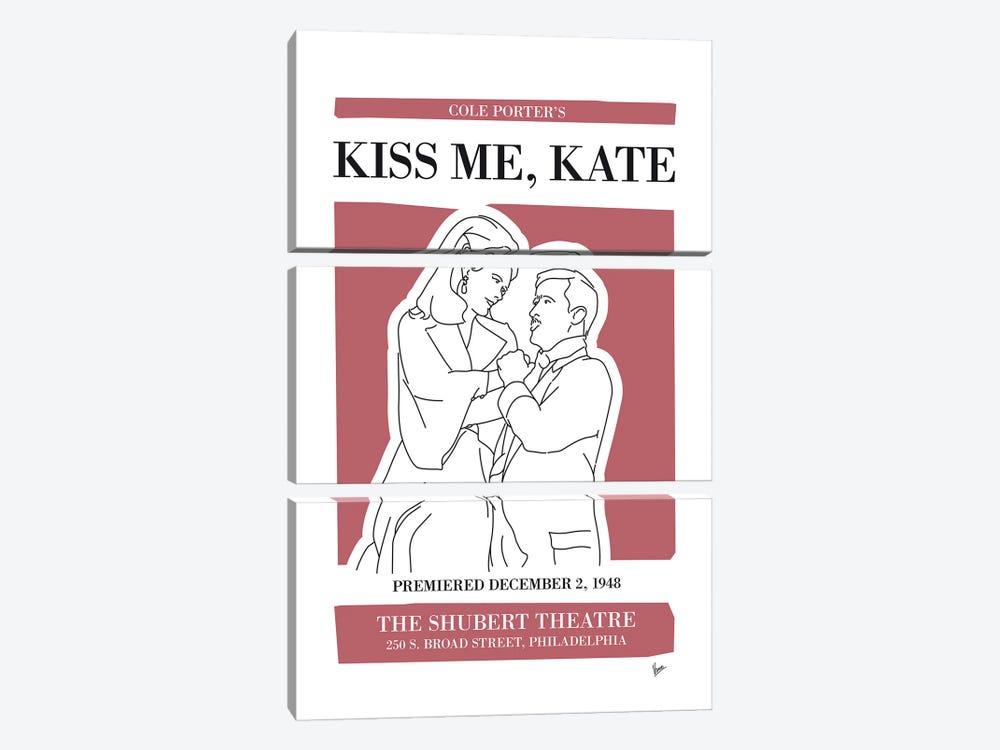 My Kiss Me Kate Musical Poster by Chungkong 3-piece Art Print