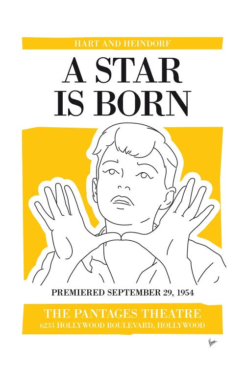 My A Star Is Born Musical Poster