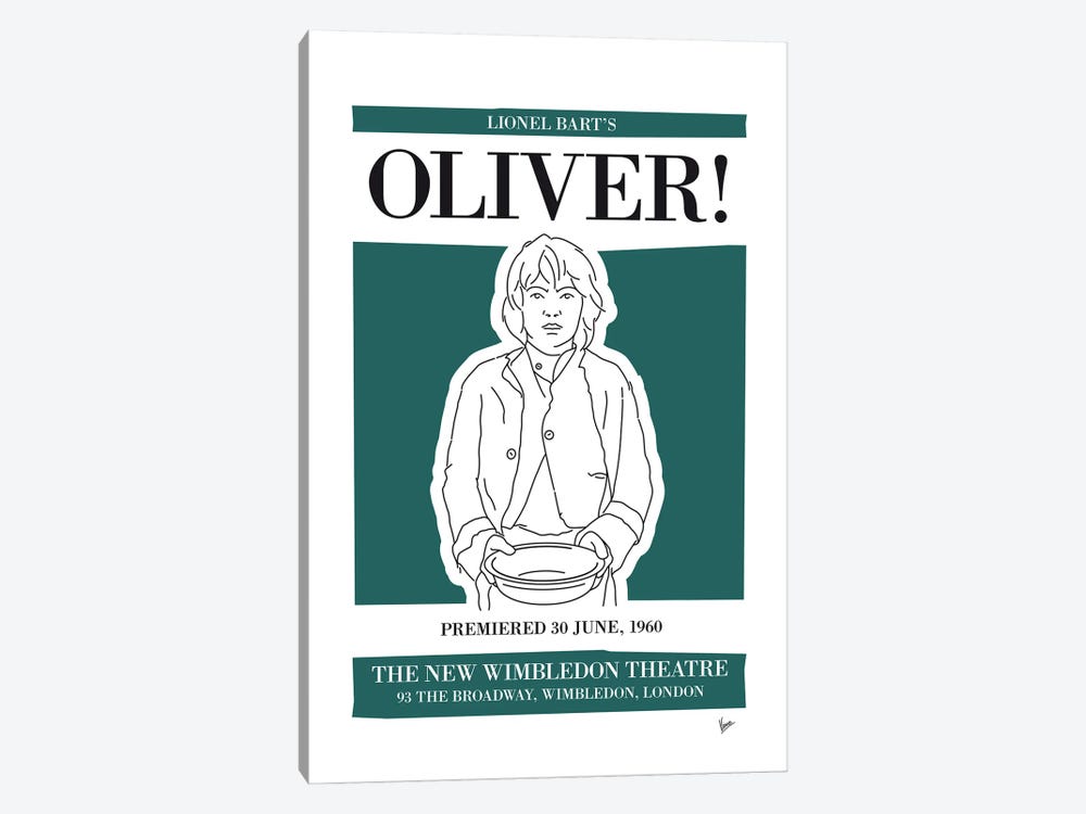 My Oliver Musical Poster by Chungkong 1-piece Canvas Artwork