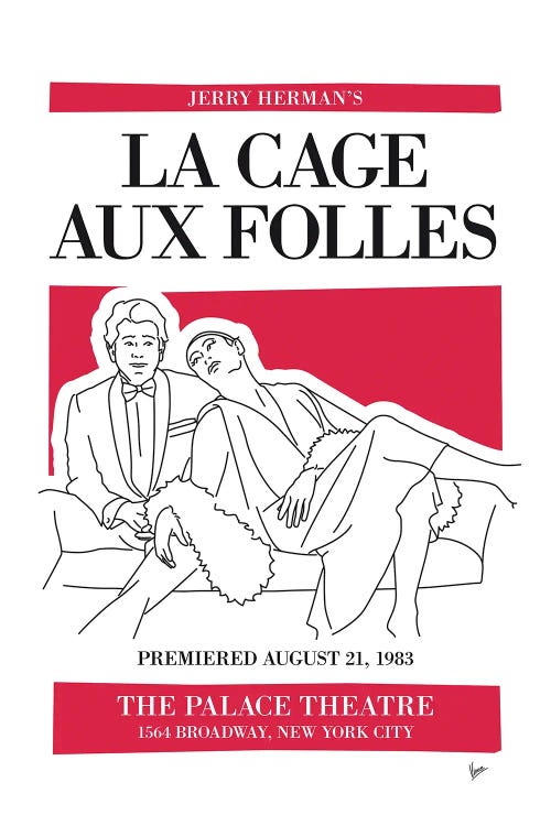 My La Cage Aux Folles Musical Poster