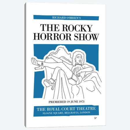 My The Rocky Horror Show Musical Poster Canvas Print #CKG1457} by Chungkong Canvas Artwork