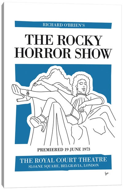 My The Rocky Horror Show Musical Poster Canvas Art Print - The Rocky Horror Picture Show