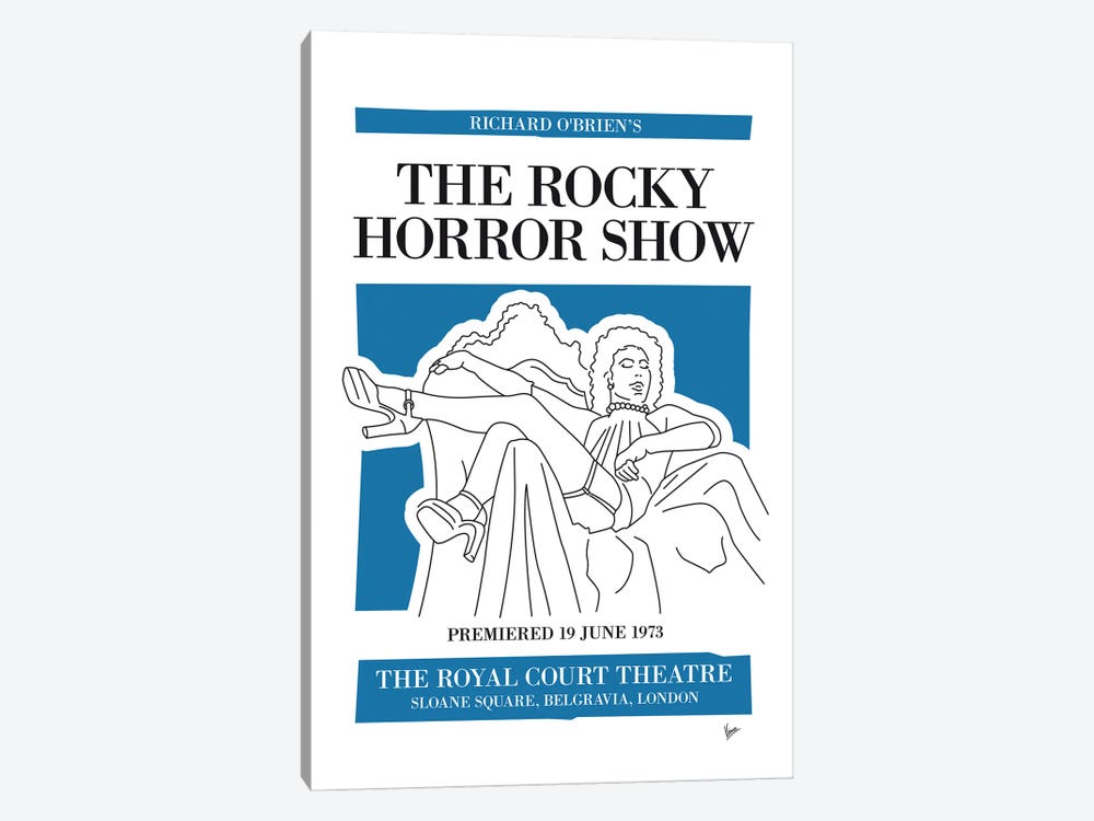 My The Rocky Horror Show Musical Poster by Chungkong 1-piece Canvas Art