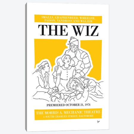 My The Wiz Musical Poster Canvas Print #CKG1458} by Chungkong Art Print