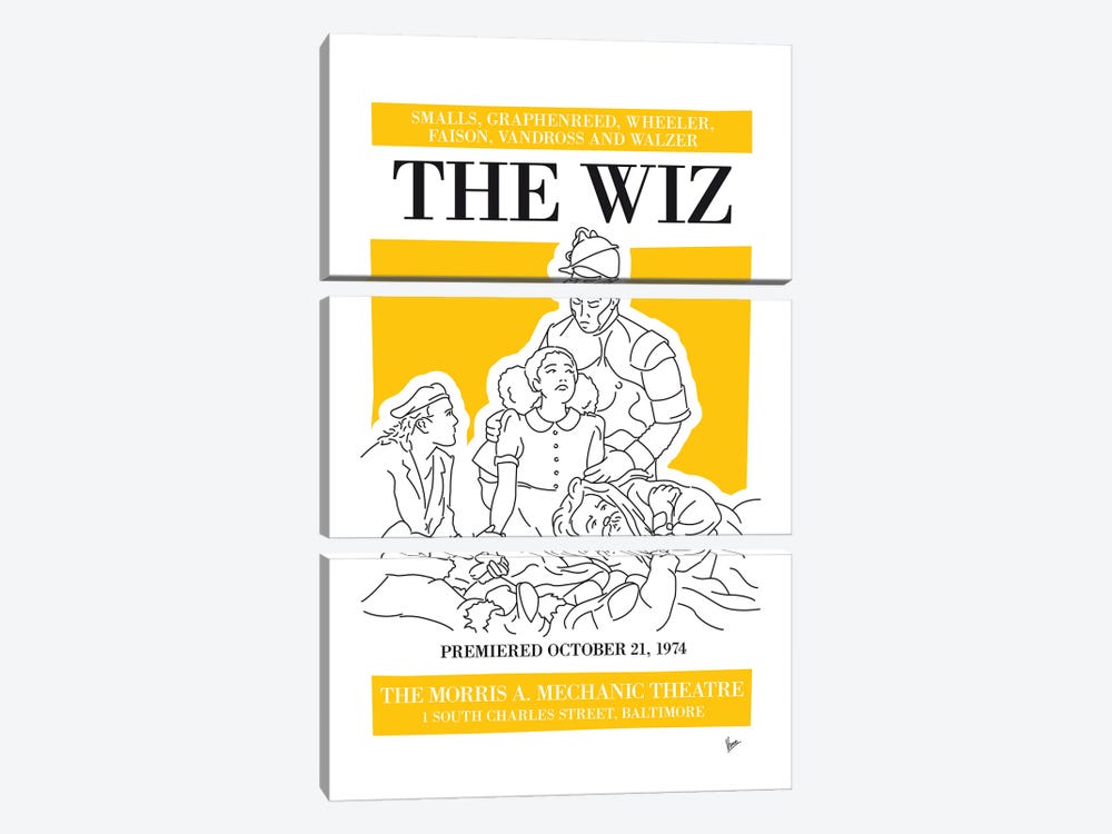 My The Wiz Musical Poster by Chungkong 3-piece Art Print