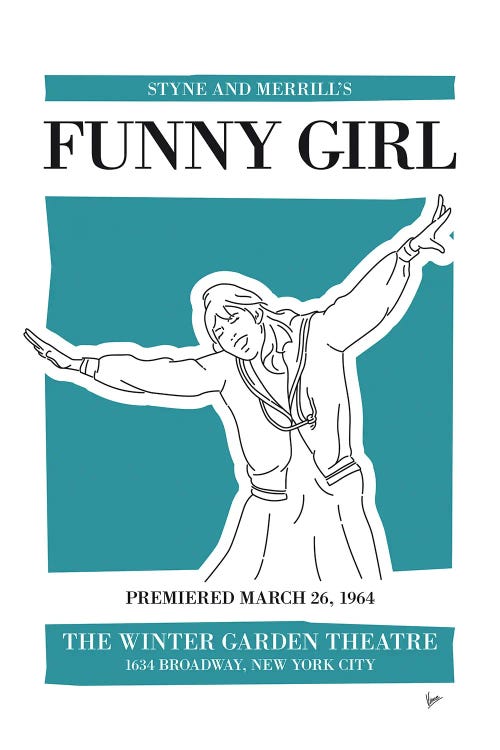 My Funny Girl Musical Poster