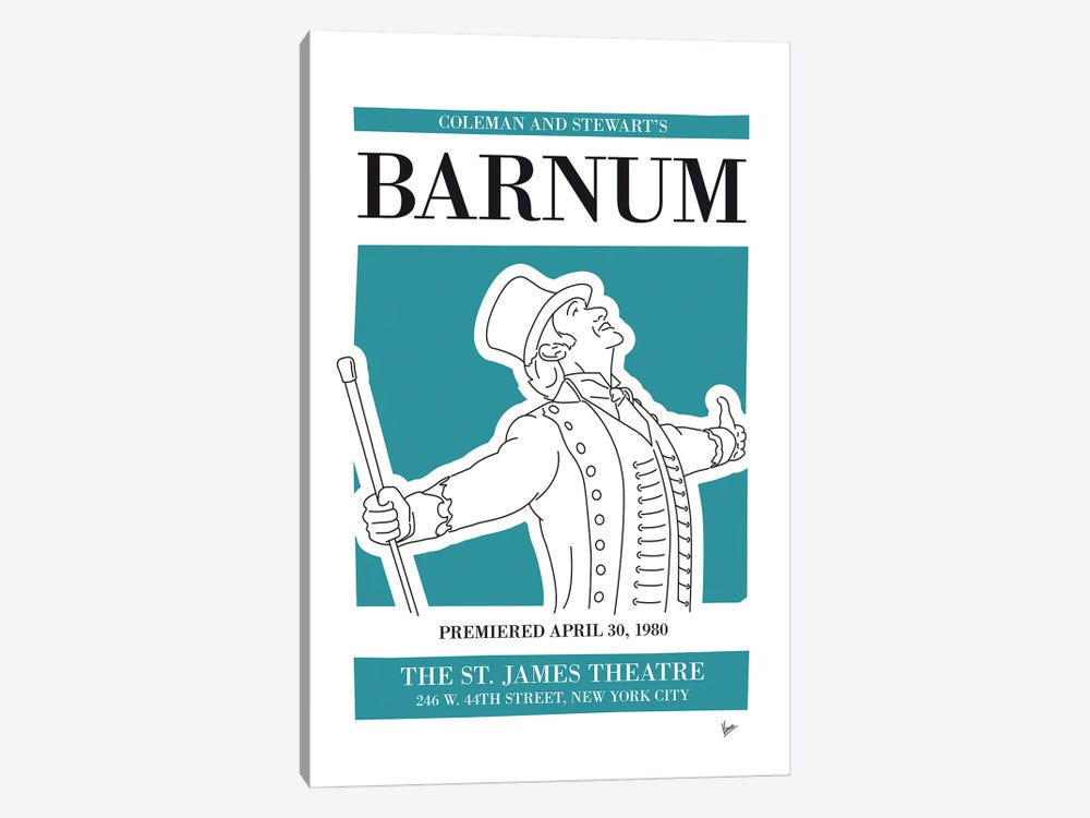 My Barnum Musical Poster by Chungkong 1-piece Art Print